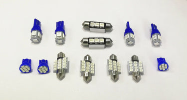 13Pcs Full Interior Light Package Kit Blue for 2005-2016 Ford F250 F350 F450 U.S. Part One